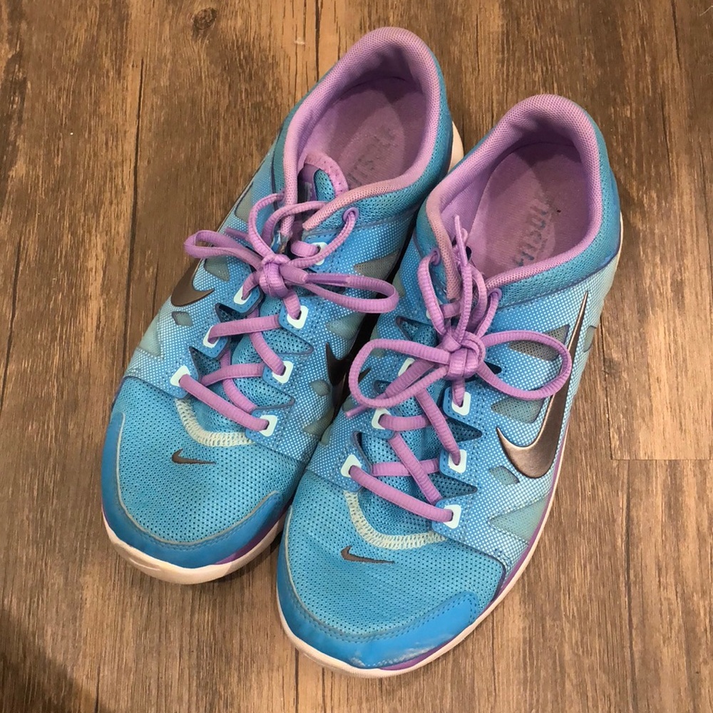 Blue Nikes